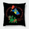 King Gizzard And The Lizard Wizard T Shirt Throw Pillow Official King Gizzard Merch