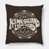 Gizzard Lizard Wizard Throw Pillow Official King Gizzard Merch