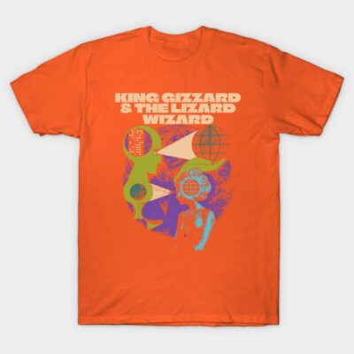 King Gizzard And The Lizard Wizard Psychedelic Fan T-Shirt Official King Gizzard Merch