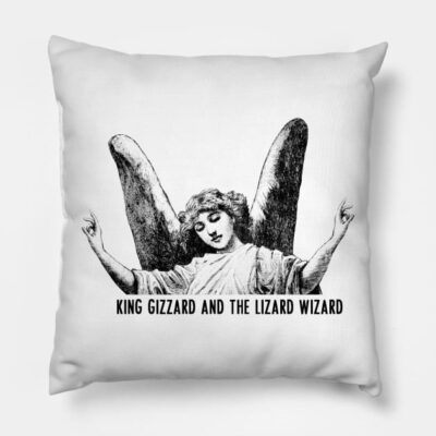 King Gizzard And The Lizard Wizard Throw Pillow Official King Gizzard Merch