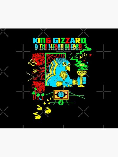 Gift For Men King Gizzard And The Lizard Wizard Retro Vintage Tapestry Official King Gizzard Merch