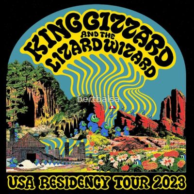 King Gizzard Usa Residency Tour 2023 Tote Bag Official King Gizzard Merch