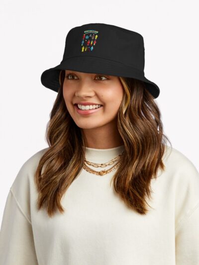 King Gizzard And Lizard Wizard Characters Bucket Hat Official King Gizzard Merch