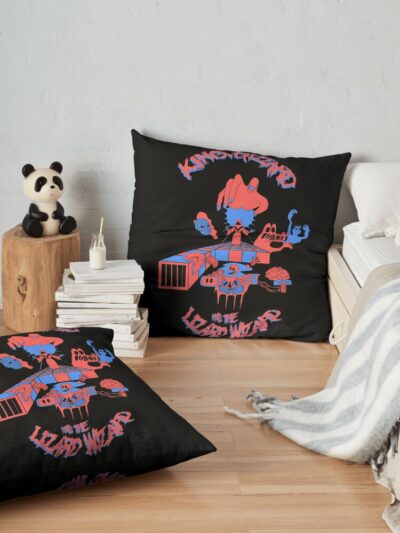 King Gizzard - Polygondwanaland Throw Pillow Official King Gizzard Merch