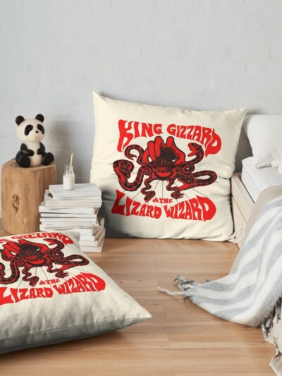 Throw Pillow Official King Gizzard Merch