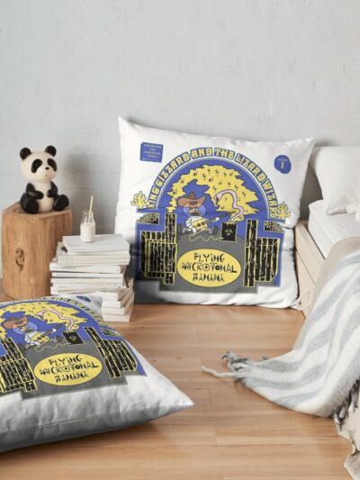 King Gizzard And The Lizard Wizard Throw Pillow Official King Gizzard Merch