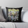 Gizzard Poster Throw Pillow Official King Gizzard Merch