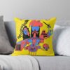 King Gizzard - Polygondwanaland Throw Pillow Official King Gizzard Merch