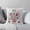 King Gizz Throw Pillow Official King Gizzard Merch