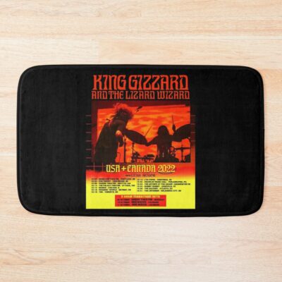 Mens Best King Gizzard And The Lizard Wizard Tour Poster Cute Gifts Bath Mat Official King Gizzard Merch