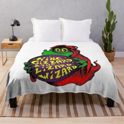 King Gizzard Throw Blanket Official King Gizzard Merch