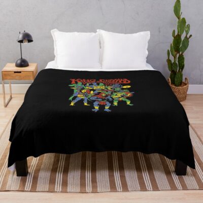 The Gizzard King Merch Throw Blanket Official King Gizzard Merch