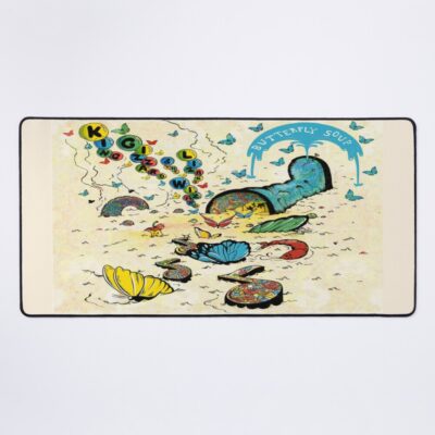 Butterfly 3000 X Gumboot Soup, King Gizzard Mouse Pad Official King Gizzard Merch