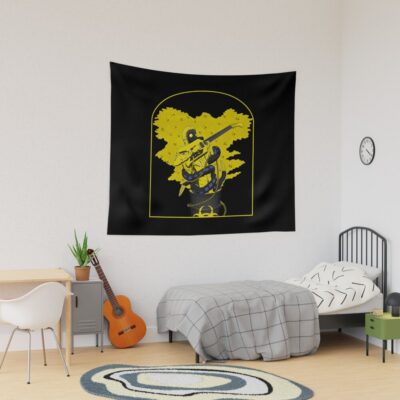 King Gizzard And The Lizard Wizard Flying Microtonal Banana Tapestry Official King Gizzard Merch