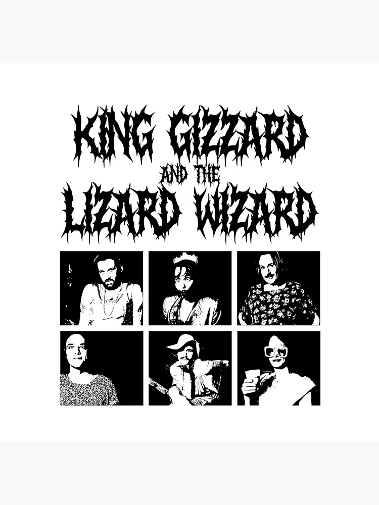 King Gizzard Metal Gizzard Throw Pillow - Image 2