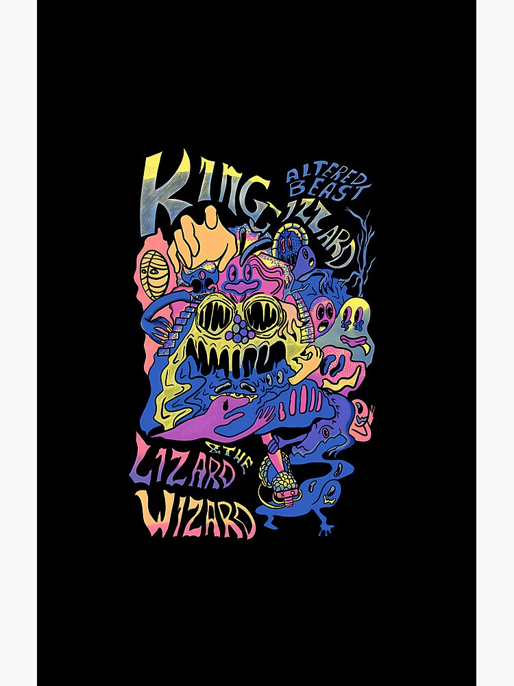 King Gizzard And The Lizard Wizard Altered Beast Shower Curtain - Image 2