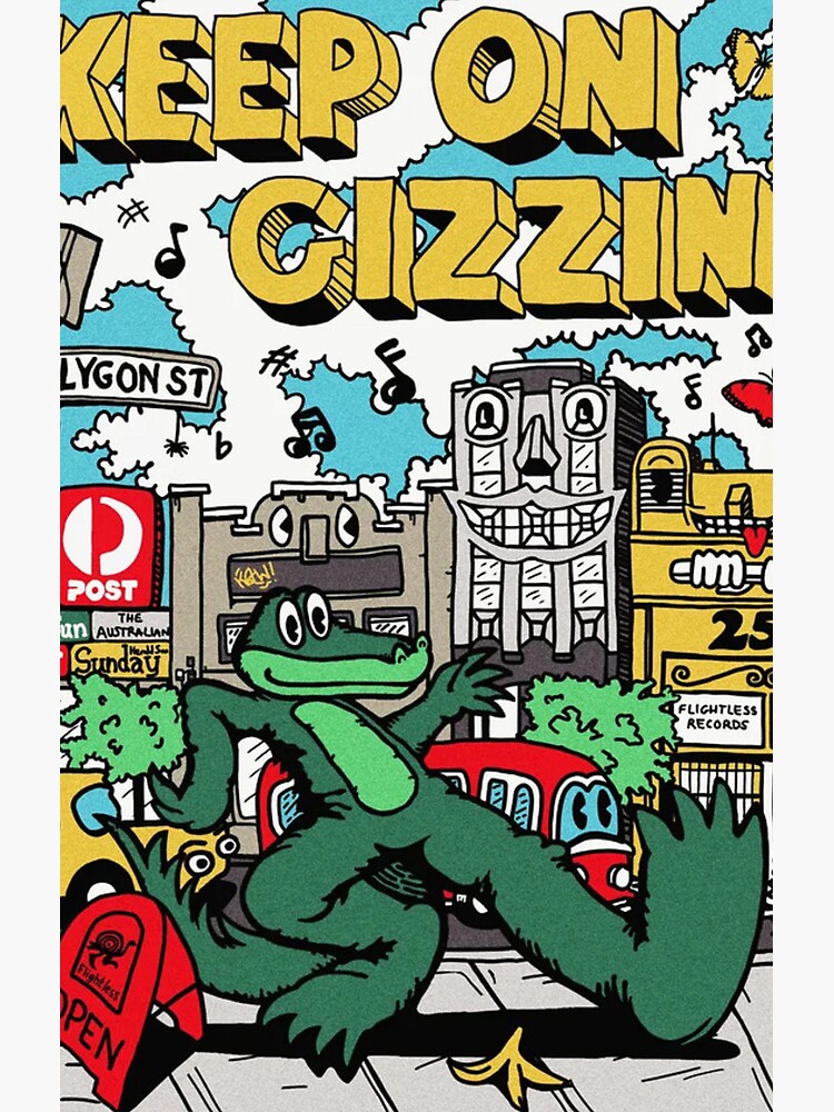 Keep On Gizzin King Gizzard And The Lizard Wizard Shower Curtain - Image 2