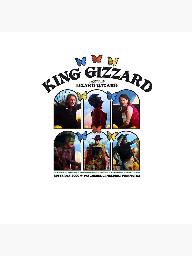 King Gizzard And The Lizard Wizard Butterfly Tapestry - Image 2