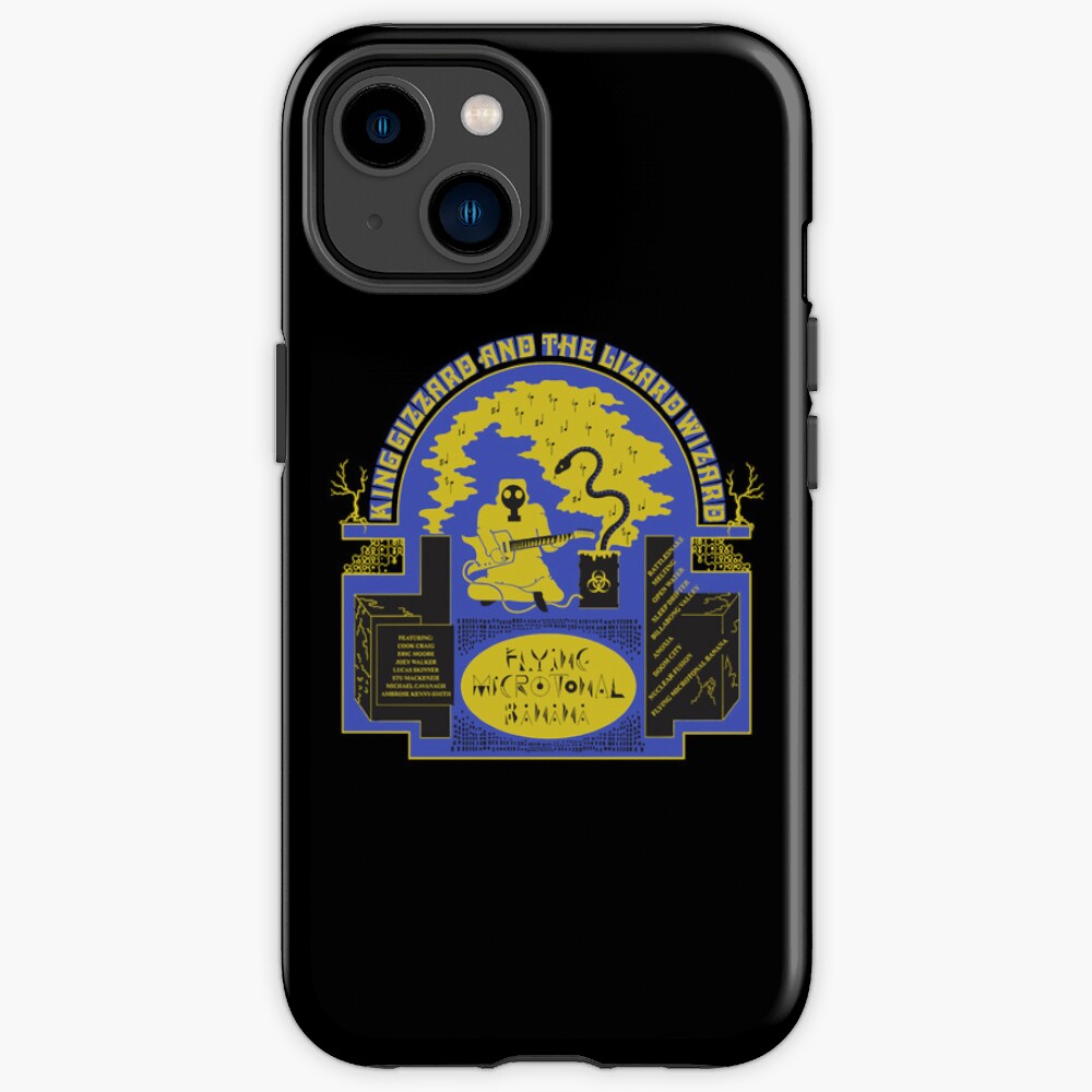 King Gizzard Flying Microtonal Banana Iphone Case