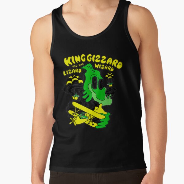 King Funny Gizzard The Lizard Gift Wizard Tank Top - Image 2