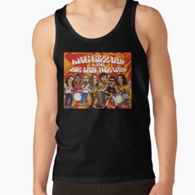 King Gizzard Psychedelic Band Caricature Tank Top