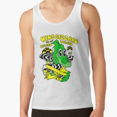 King Funny Gizzard The Lizard Gift Wizard Tank Top
