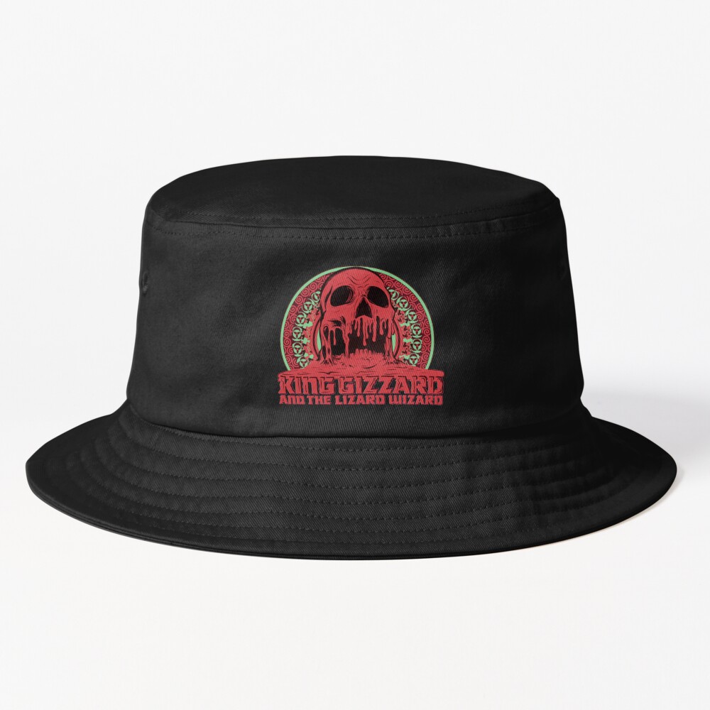 Vintage King Skull Gizzard The Lizard Bucket Hat
