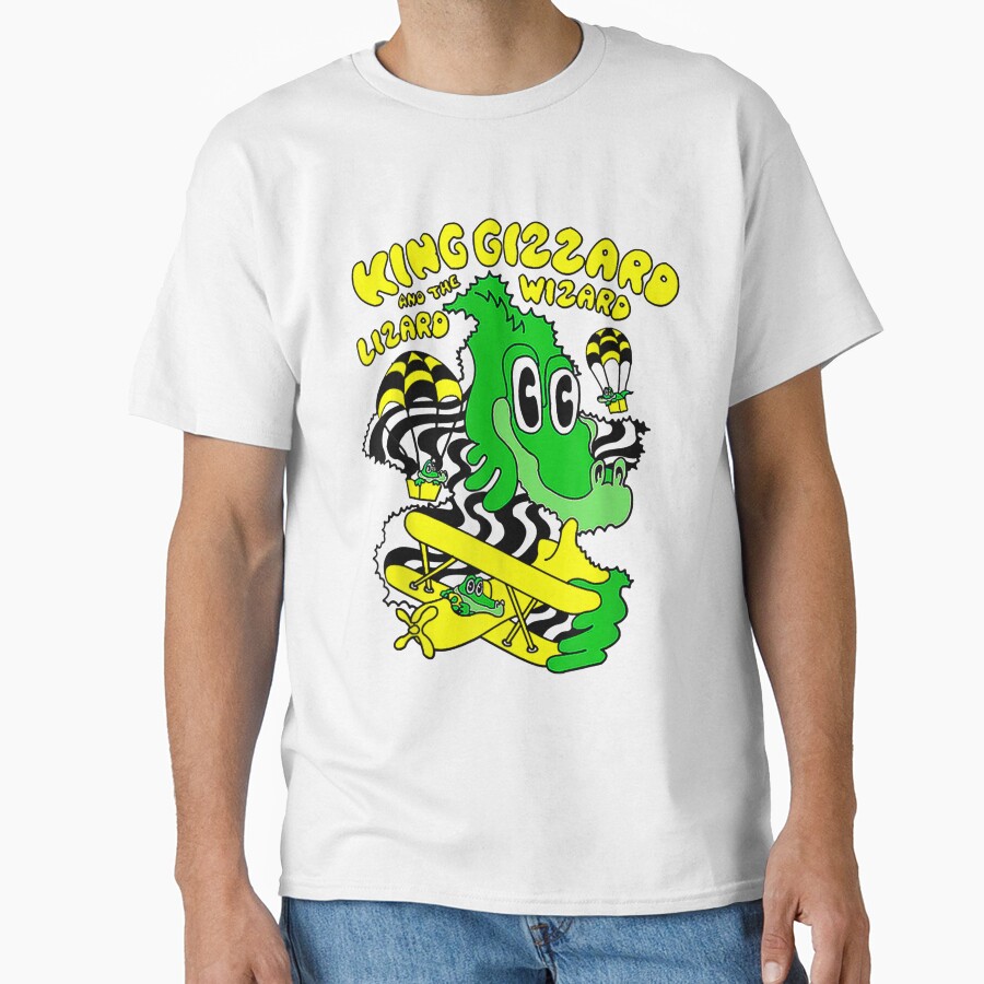 King Funny Gizzard The Lizard Gift Wizard T-shirt