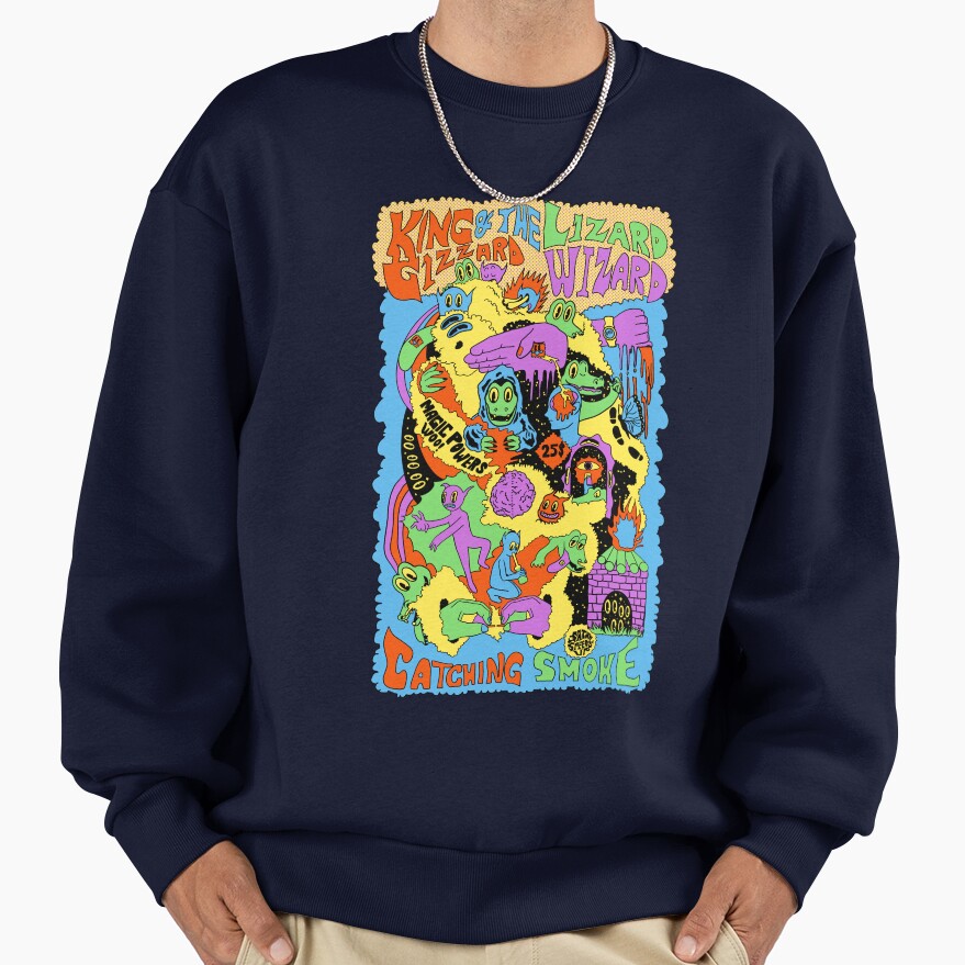King Gizzard Catching Smoke Sweatshirt - Image 5
