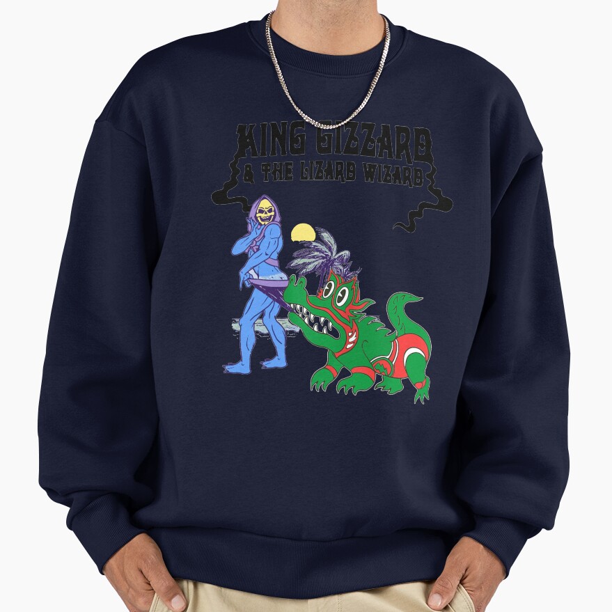 King Gizzard And The Lizard Wizard Skeleton Band Sweatshirt - Image 5