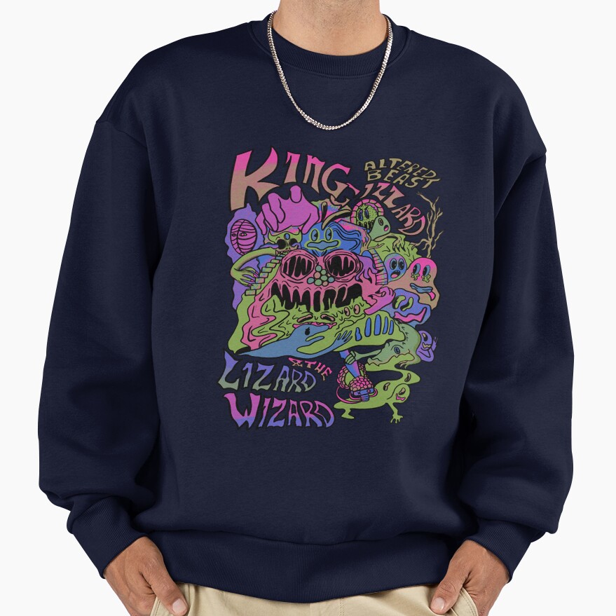 King Gizzard And The Lizard Wizard Altered Beast Sweatshirt - Image 5
