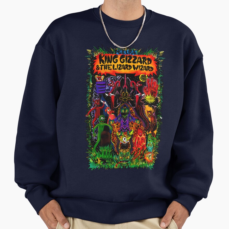 King Gizzard And The Lizard Wizard Pleura Sweatshirt - Image 5
