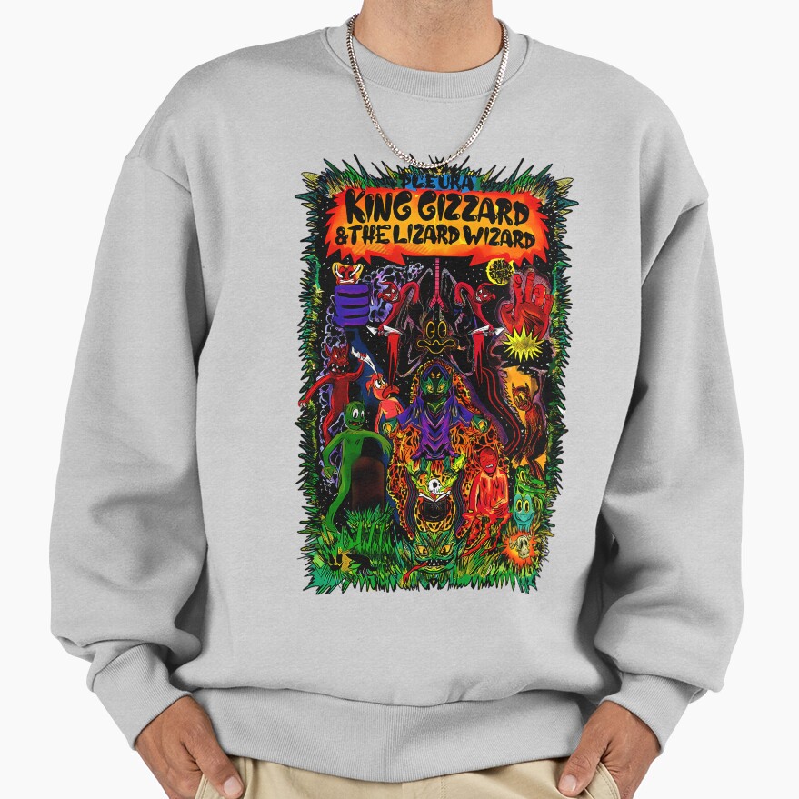 King Gizzard And The Lizard Wizard Pleura Sweatshirt - Image 4