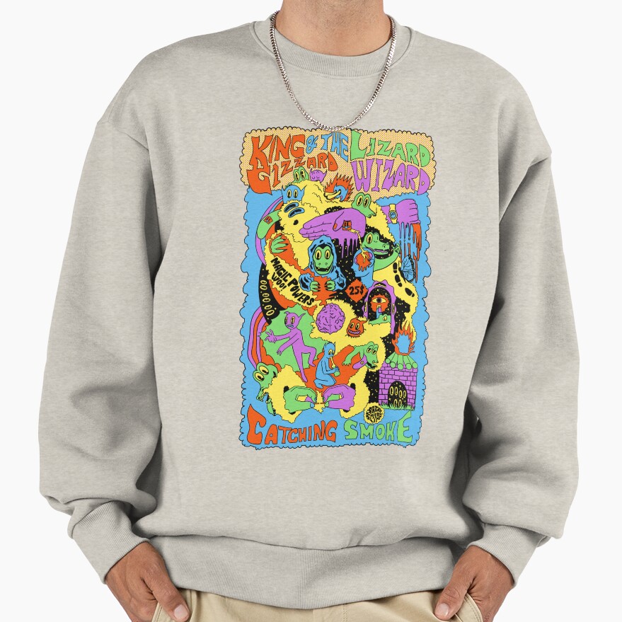King Gizzard Catching Smoke Sweatshirt - Image 3