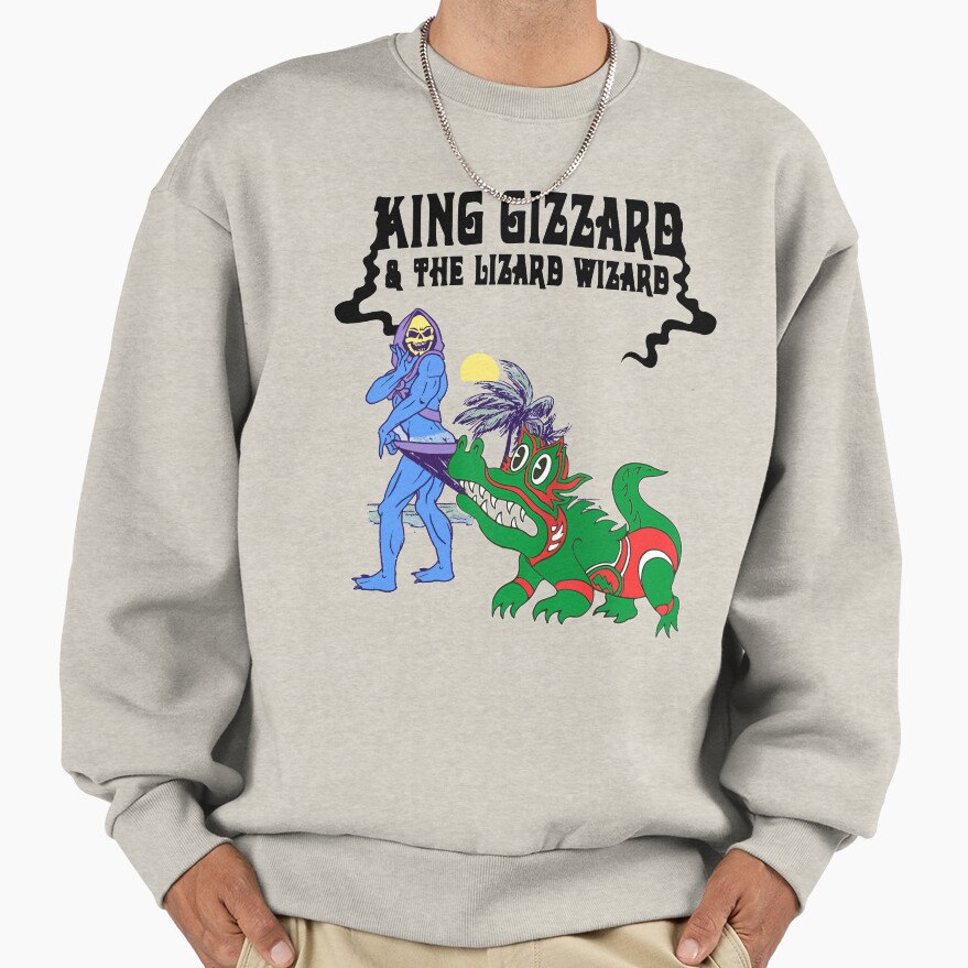 King Gizzard And The Lizard Wizard Skeleton Band Sweatshirt - Image 3