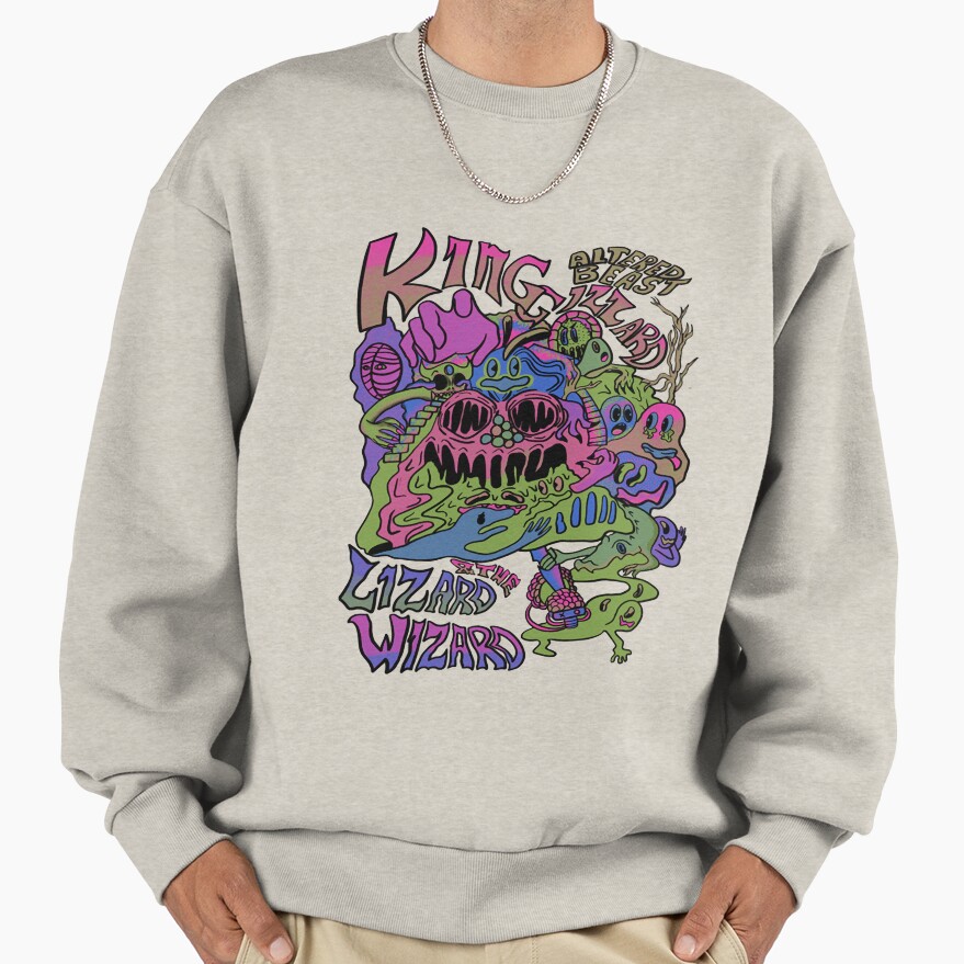 King Gizzard And The Lizard Wizard Altered Beast Sweatshirt - Image 3