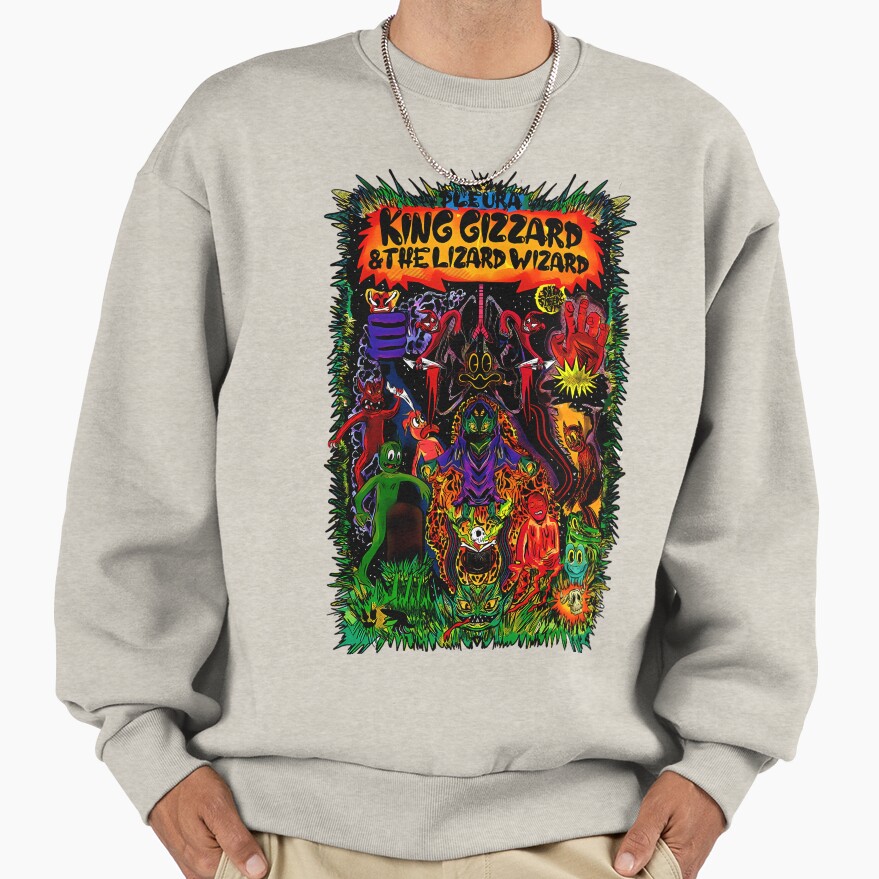 King Gizzard And The Lizard Wizard Pleura Sweatshirt - Image 3