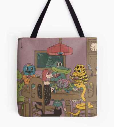 King Gizzard And The Lizard Wizard Poker Tote Bag
