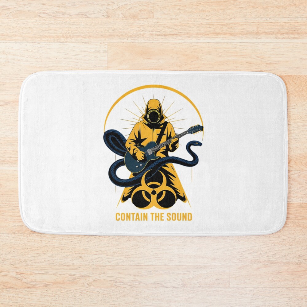 King Gizzards Band Flying Microtonals Banana Album Bath Mat