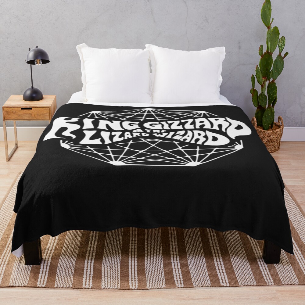 Best King Gizzard The Lizard Wizard Throw Blanket