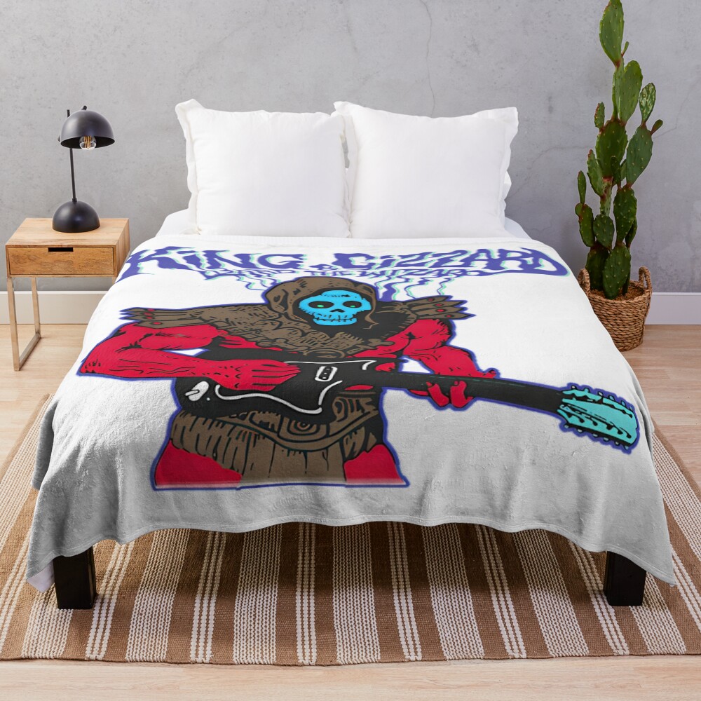 King Gizzard And The Lizard Wizard Throw Blanket