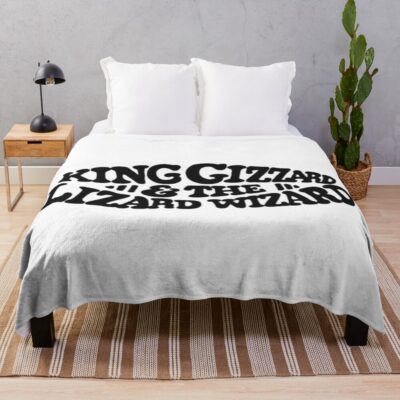 King Gizzard Hot Logo Throw Blanket