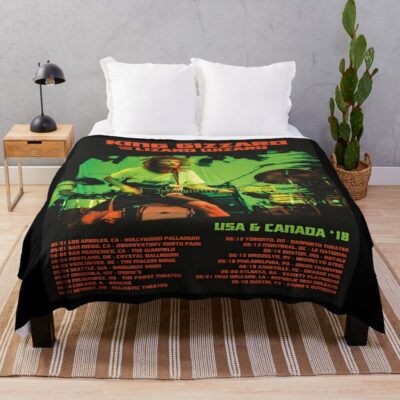 King Gizzard Album Hot Throw Blanket