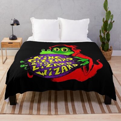 King Gizzard Cute Throw Blanket