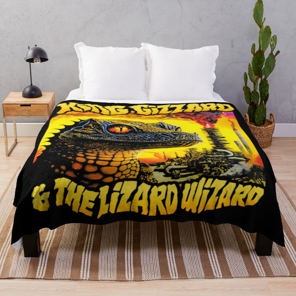 King Gizzard Hot Album Throw Blanket
