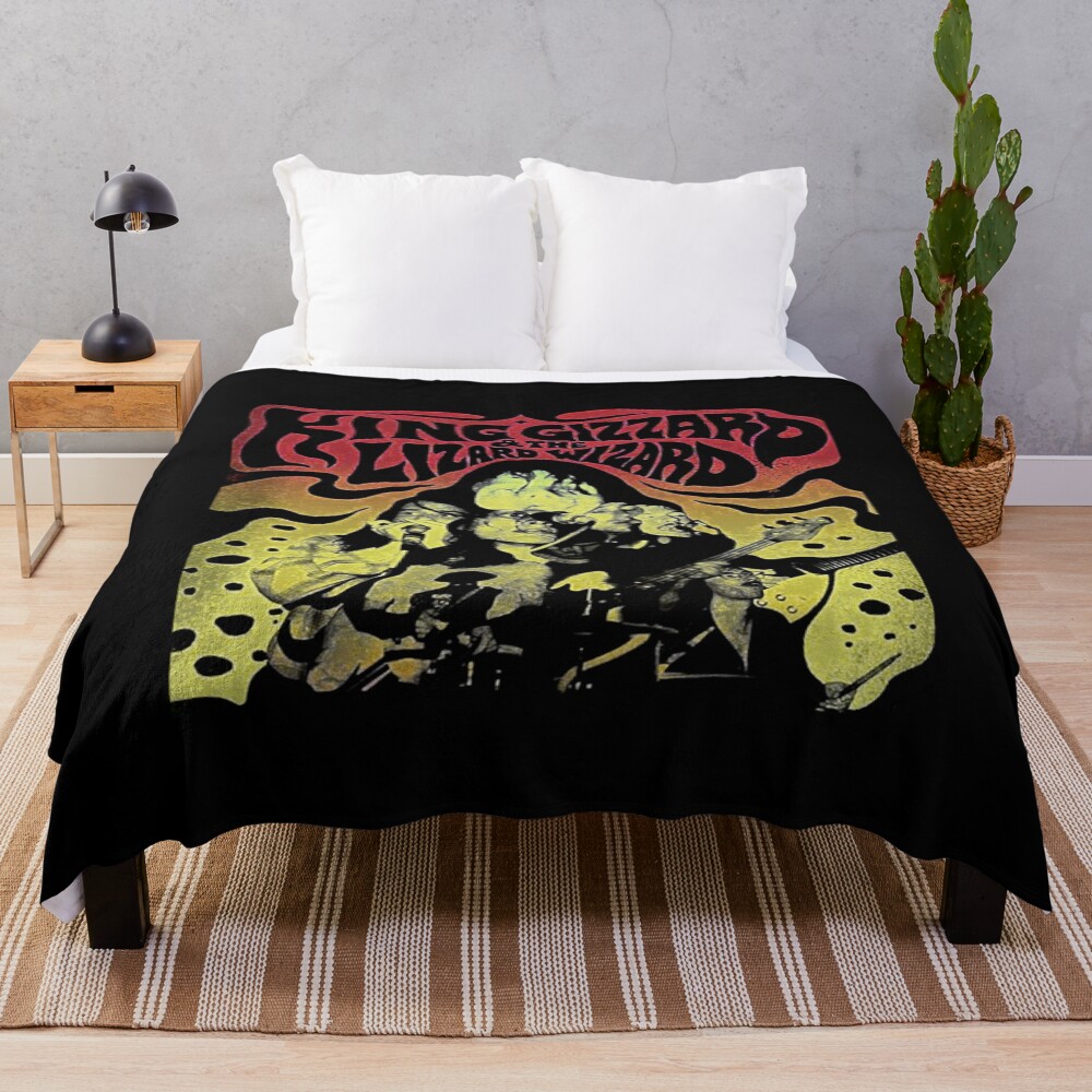 King Gizzard And The Lizard Wizard Album Throw Blanket