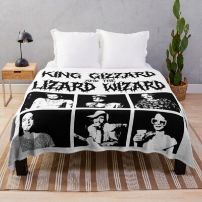 King Gizzard Metal Gizzard Throw Blanket