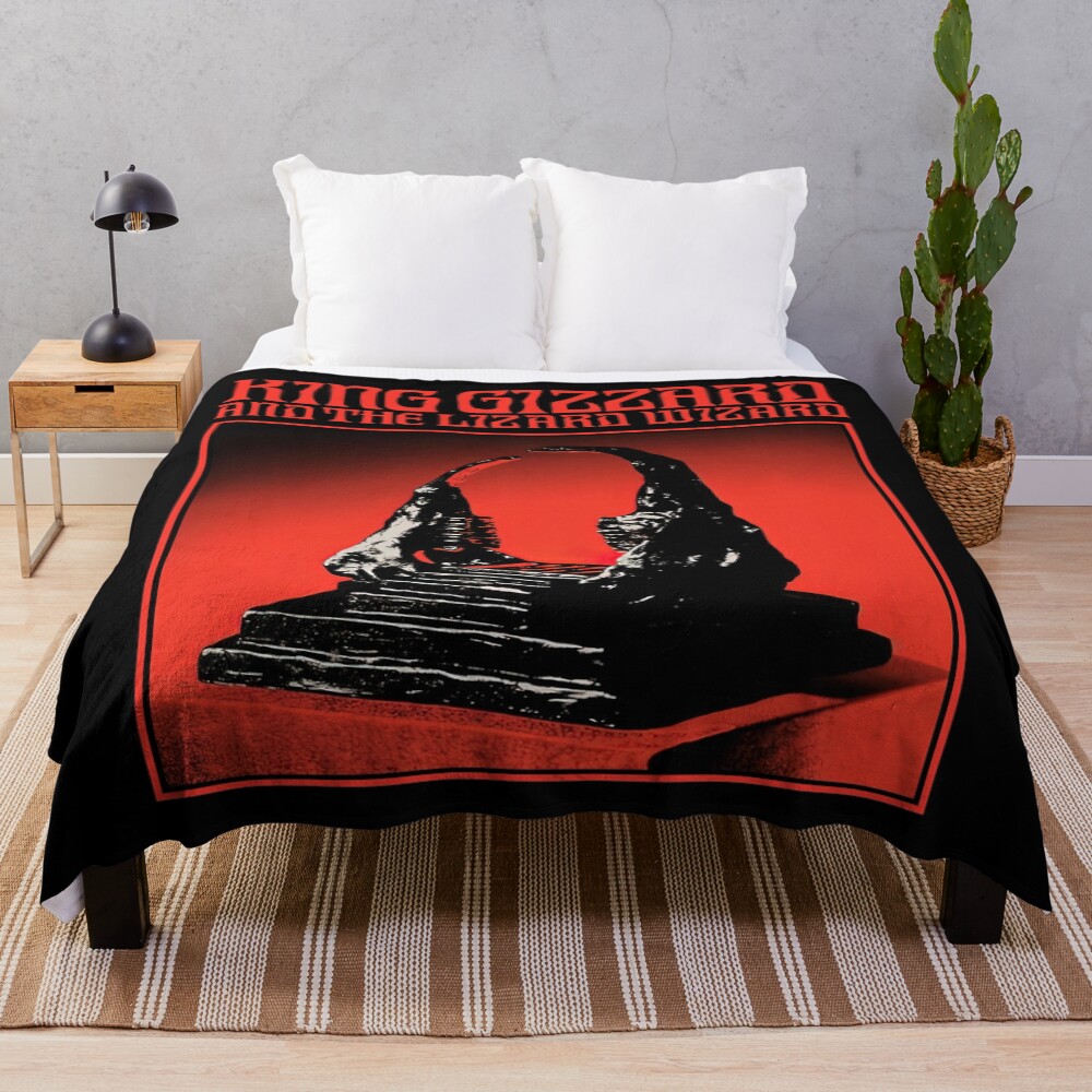 King Gizzard And Lizard Wizard Throw Blanket