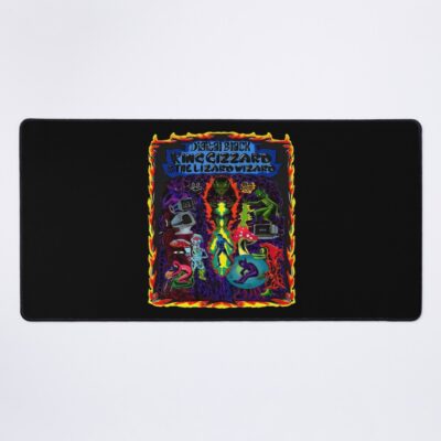 King Gizzard Digital Black Mouse Pad