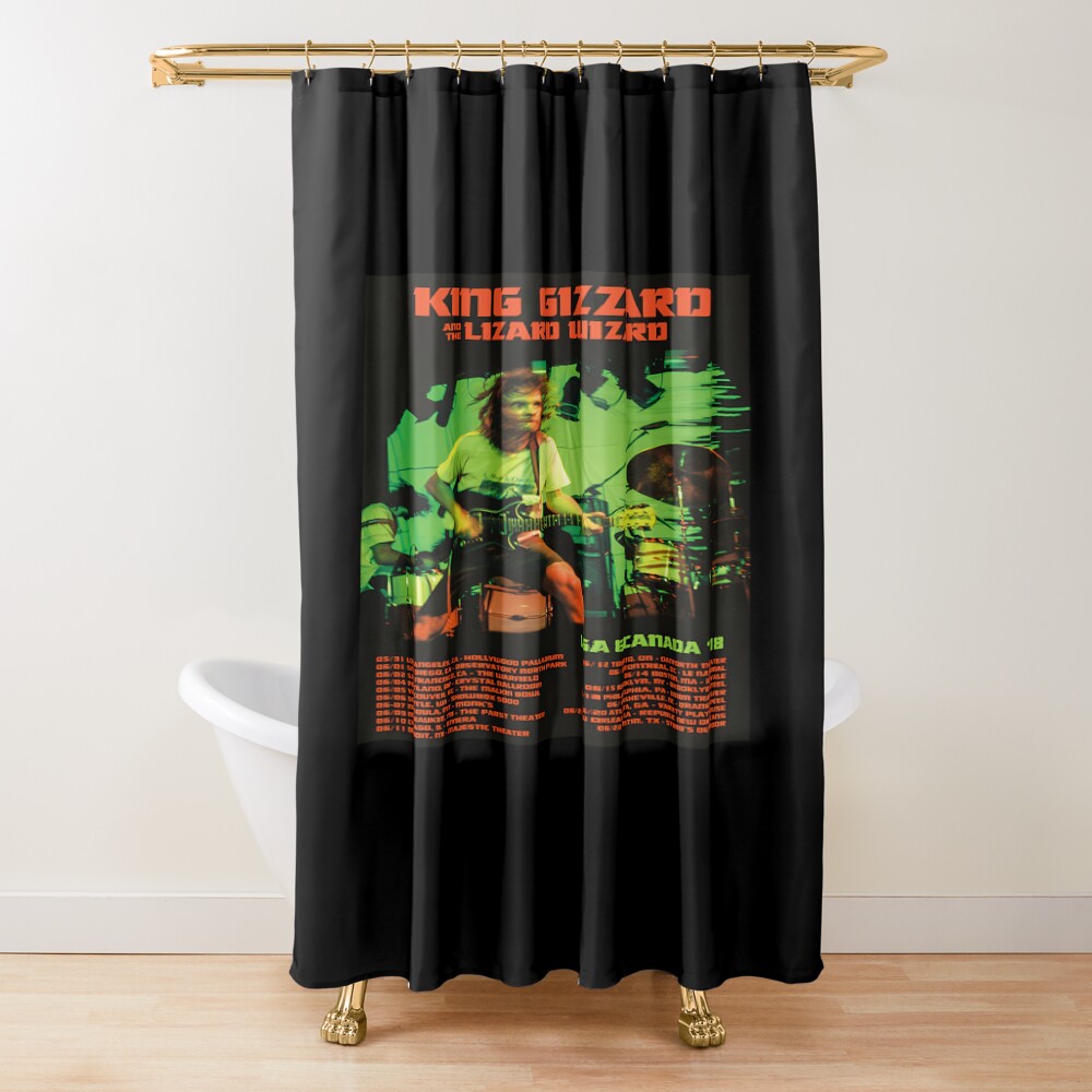 King Gizzard And The Lizard Wizard New Shower Curtain